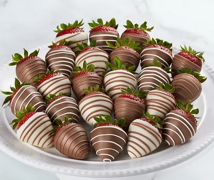 Drizzled Strawberries
